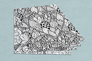 Heart Mandalas Coloring Pages, a Decorative Illustration by Gulnara Sabirova (Thumbnail 14 of 18)