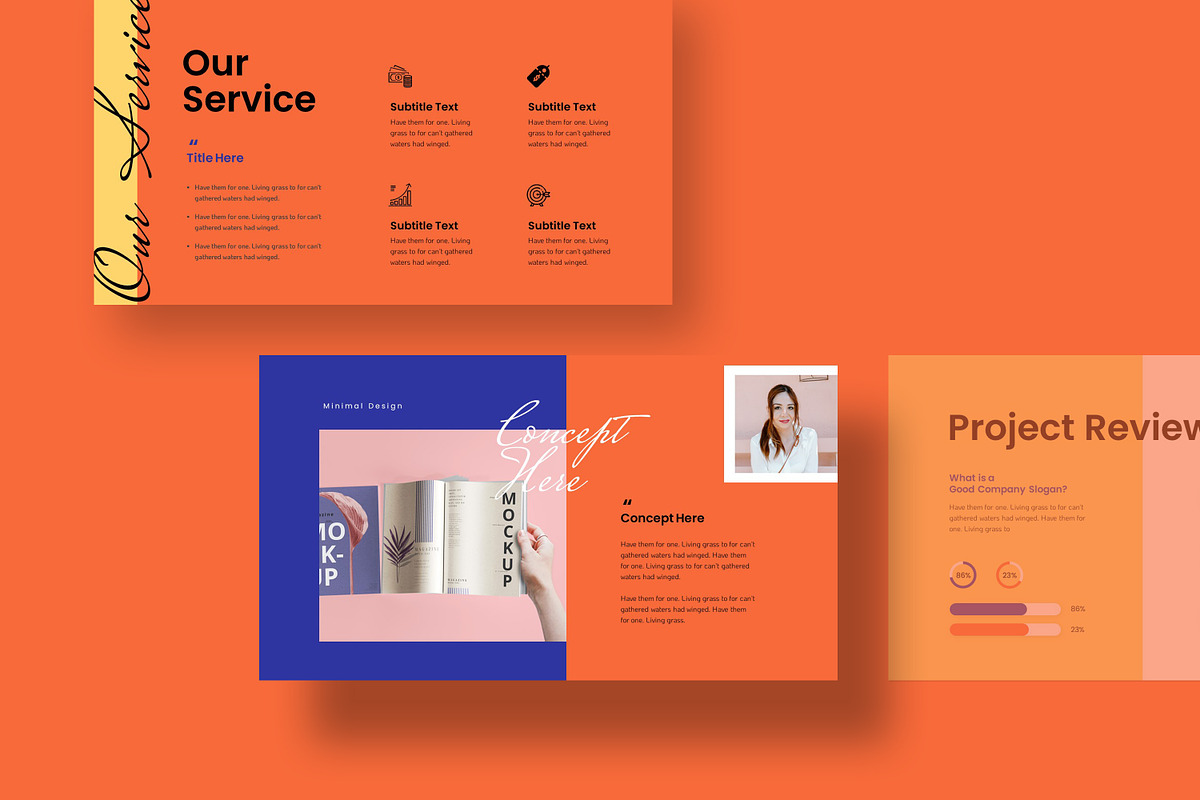 Business Presentation Template, a Presentation Template by GoldenPixelStudio (Photo 4 of 14)