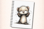 Cute Woodland Animals Clipart, an Illustration by Digital Artistic99 (Thumbnail 6 of 11)