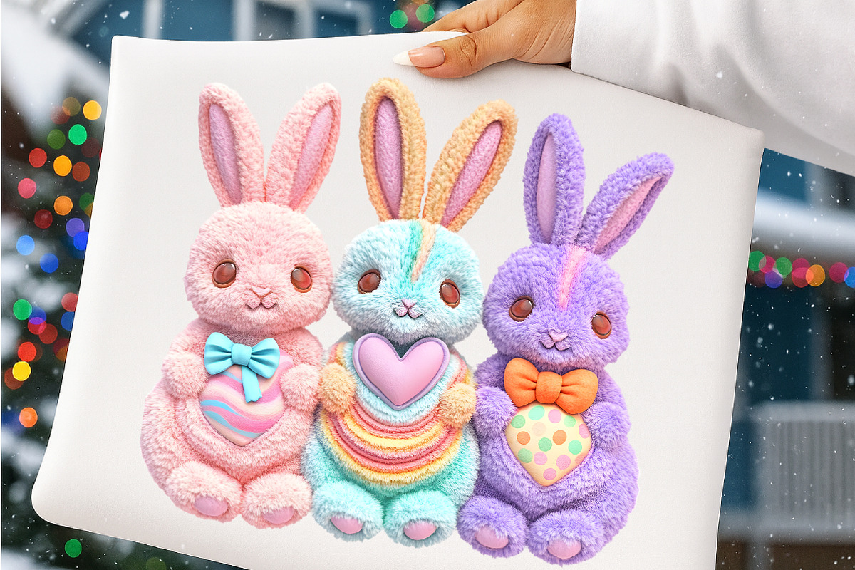 Crochet Latch Hook Easter Bunny PNG, an Illustration by SinaCreation (Photo 4 of 7)