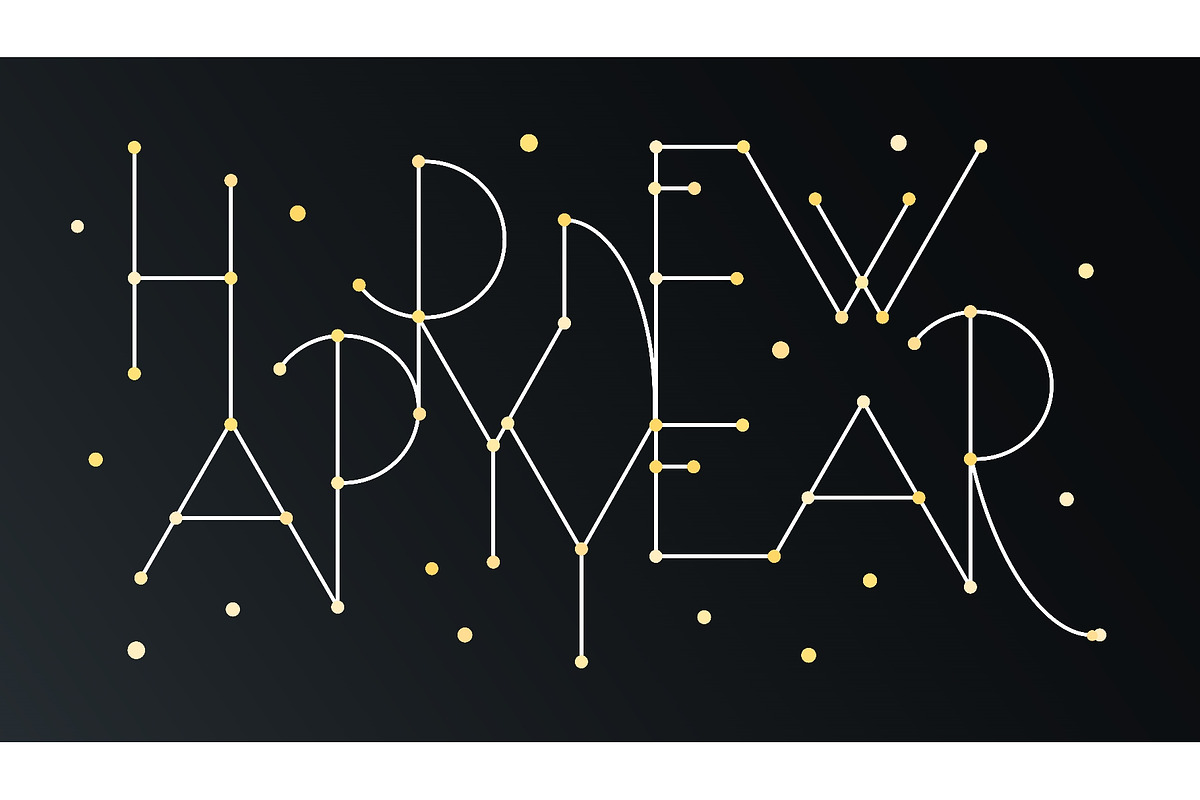 2027 Happy New Year white and golden, a Seasonal Illustration by sceptical cactus (Photo 1 of 3)