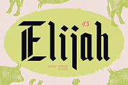 CS Elijah – Gothic Font, a Blackletter Font by Craft Supply Co. (Thumbnail 1 of 8)