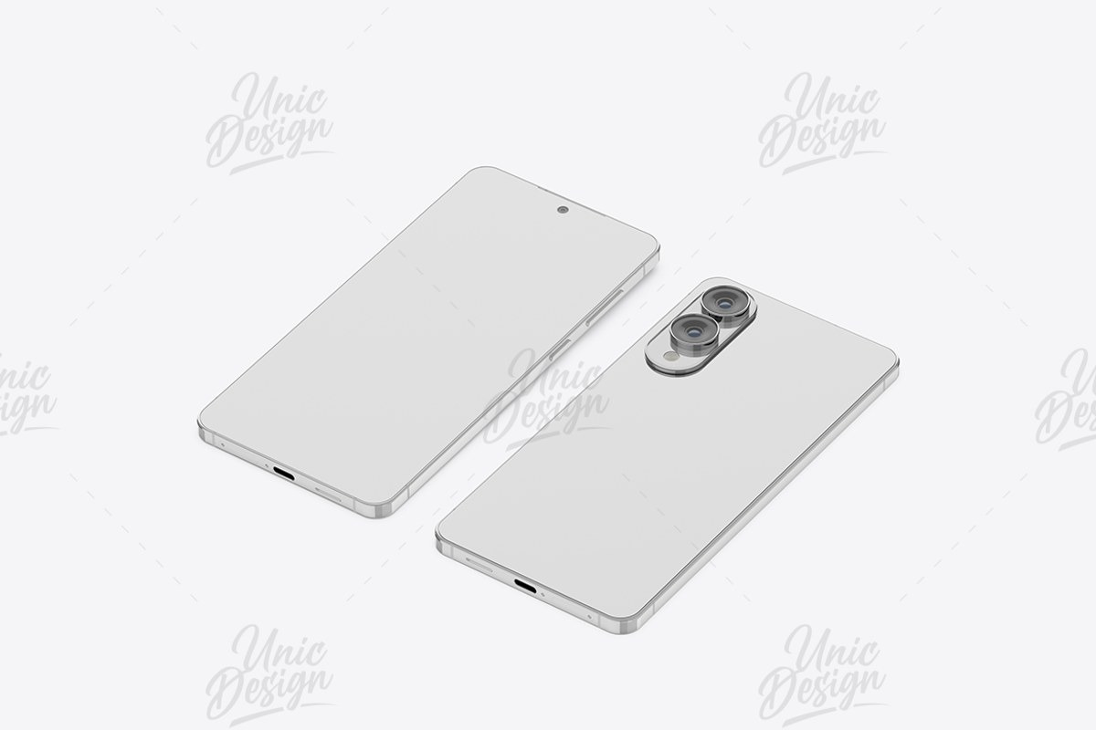 Samsung Galaxy S25 Edge Mockup, an Android Mockup by UnicDesign (Photo 12 of 13)
