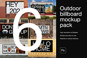 Outdoor Billboard Mockup Pack, a Mockup by Thunder Studio (Thumbnail 1 of 7)