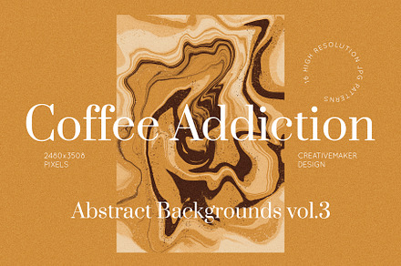 ABSTRACT COFFEE PATTERN set Vol.3