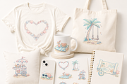 Summer beach clipart, a Seasonal Illustration by HeavensStar (Thumbnail 2 of 10)