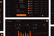 Business Management Dashboard, an UI Kit Template by pickolabstudio (Thumbnail 6 of 6)