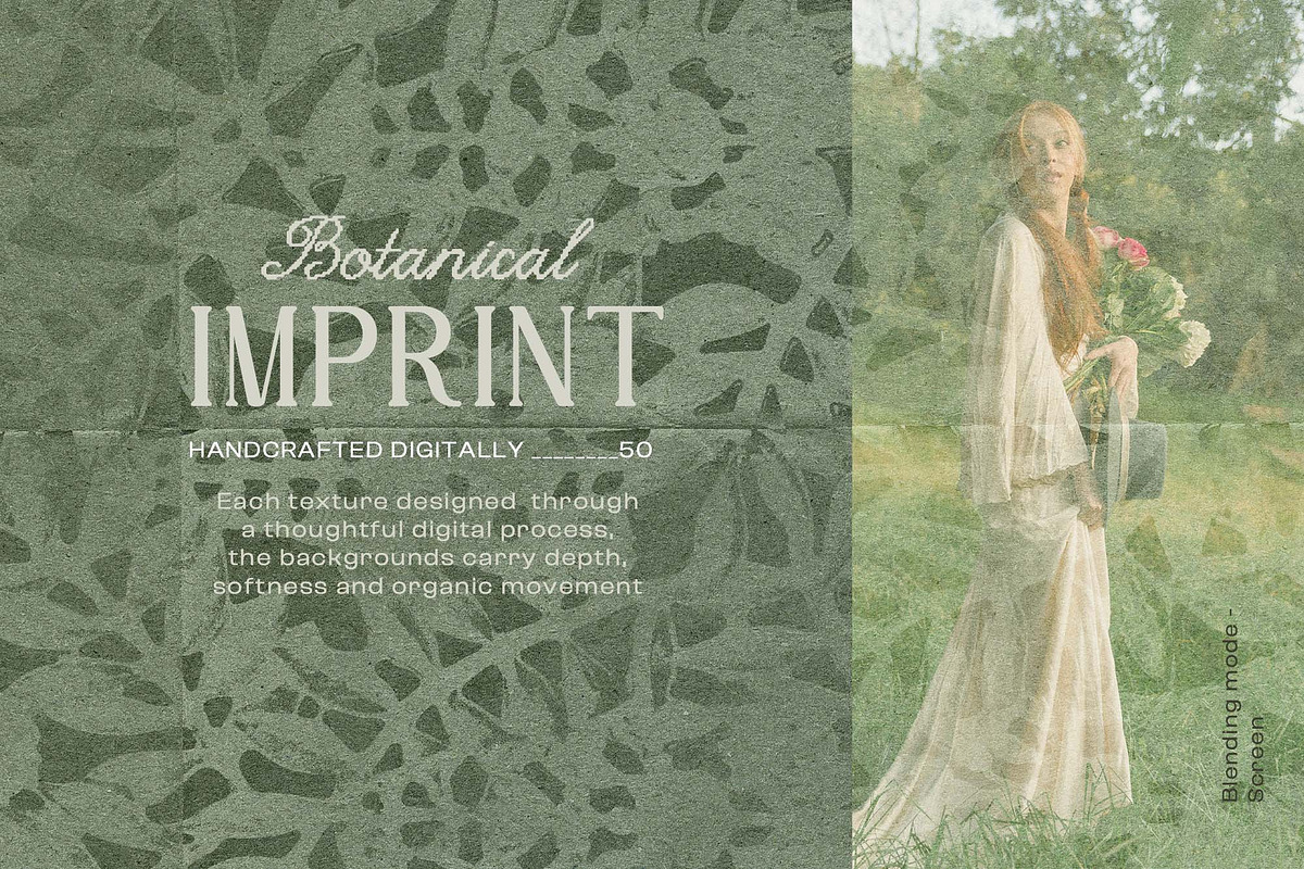 Botanical Imprint — Organic Papers, a Background Graphic by DigARTbyHavroshka (Photo 2 of 15)