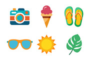 Summer Sale Travel Icons, an Illustration by smrony (Thumbnail 1 of 6)