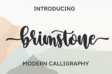 Brimstone | Modern Script Font