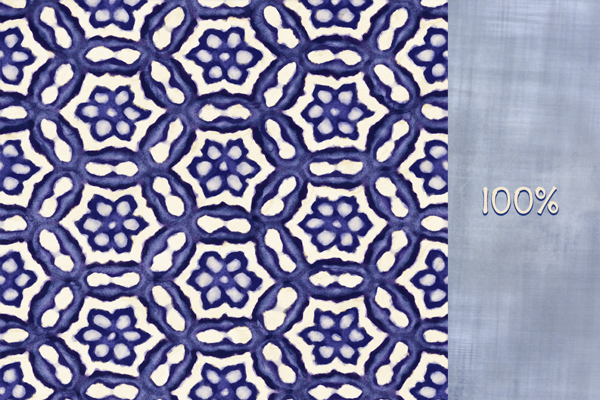 6 artistic ink floral patterns, a Pattern Graphic by SunArt (Photo 3 of 3)