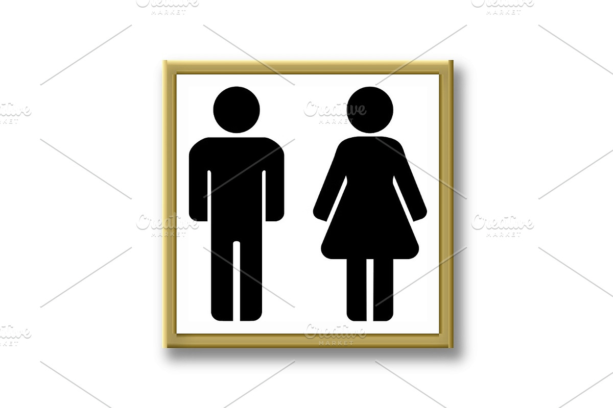 Man and woman icons, an Outline Icon by RODINA (Photo 3 of 3)