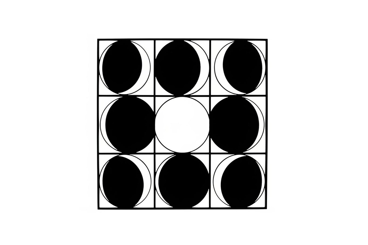 Moon Phases Silhouette Clipart, a Graphic by hafijul (Photo 6 of 13)