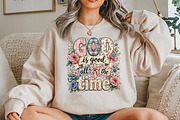 God Is Good All The Time Sublimation, a Seasonal Illustration by YA Design (Thumbnail 4 of 4)
