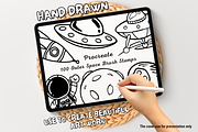 100 Outer Space Procreate Stamps, a Brush Add-On by Painter Creative Books (Thumbnail 1 of 9)