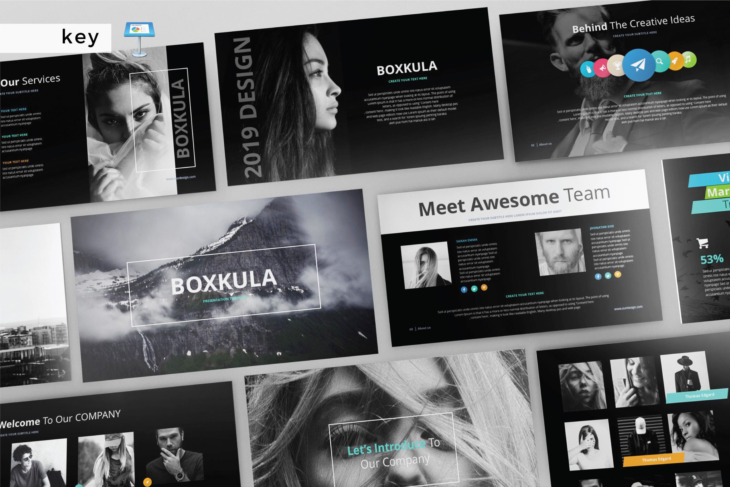 BOXKULA - Keynote Template, a Presentation Template by Shafura