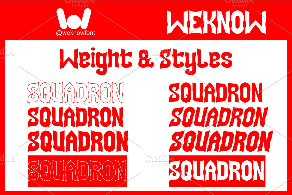 Squadron font, a Blackletter Font by weknow (Photo 7 of 8)