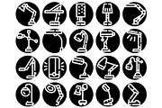 Collection of desk lamps outlining, an Object Graphic by pikepicture (Thumbnail 2 of 3)