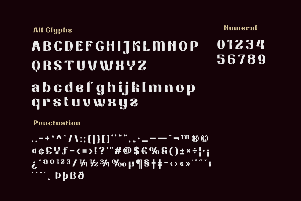 Fadetho | Display Font, a Sans Serif Font by twinstd (Photo 10 of 13)