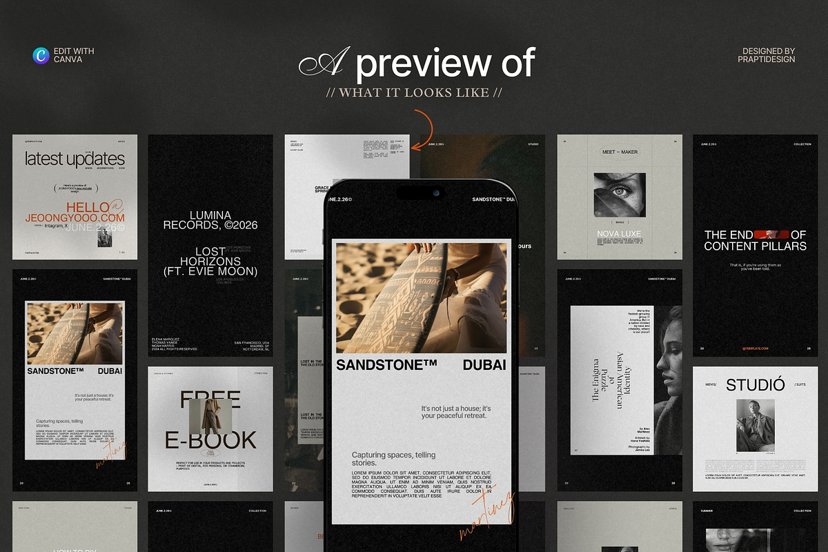 Instagram Marketing Story & Post, a Social Media Template by Prapti Design (Photo 3 of 9)