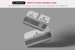 2 In 1 Classic Business Card V08