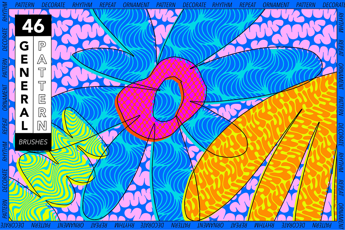 Maximum Pattern for Procreate, a Brush Add-On by UPROOT (Photo 8 of 9)