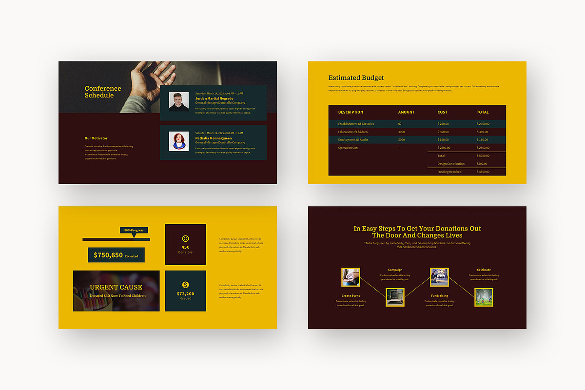 Kota : Charity Pitch Keynote, a Presentation Template by Punkl Camp (Photo 11 of 16)
