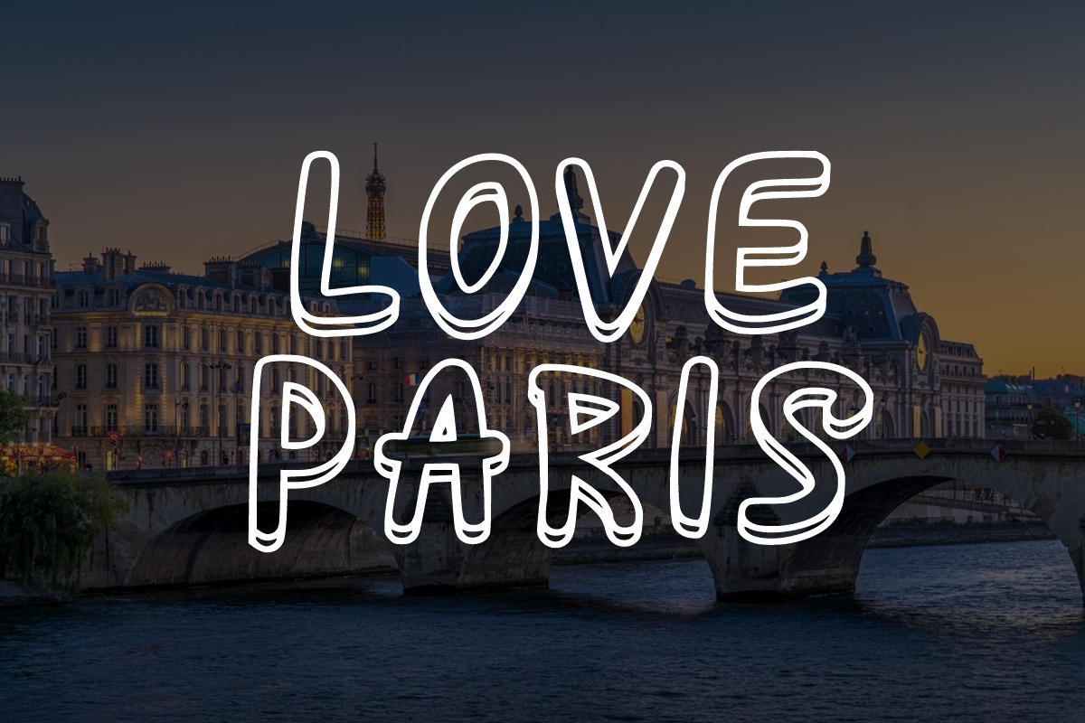 Love Paris, a Handwritten Font by Fourteen Letter (Photo 3 of 8)