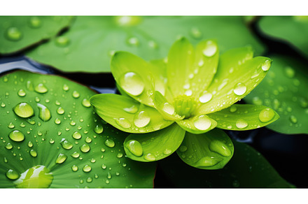 green plant macro background, a Nature Photo by pikepicture