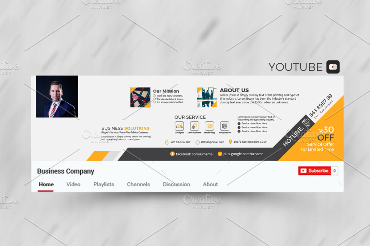 Business Social Media Covers, a Social Media Template by MRI STUDIO (Photo 7 of 7)