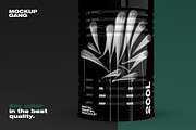Metal Barrel Mockup, a Cups & Container Mockup by Mockup Gang (Thumbnail 3 of 4)