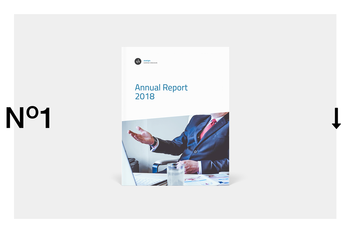 Annual Report, a Brochure Template by silukEight (Photo 1 of 12)