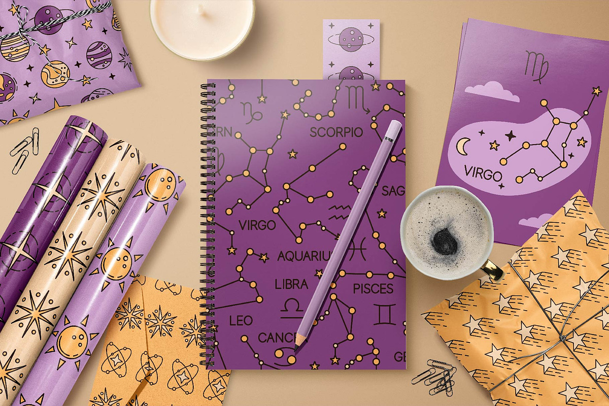 Astrology collection. Zodiac sign, an Illustration by illustrator_natalie (Photo 11 of 12)