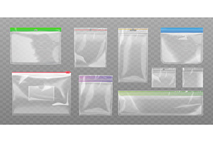 Realistic ziplock bags. Zip lock bag, an Object Illustration by Stock-Smart-Start