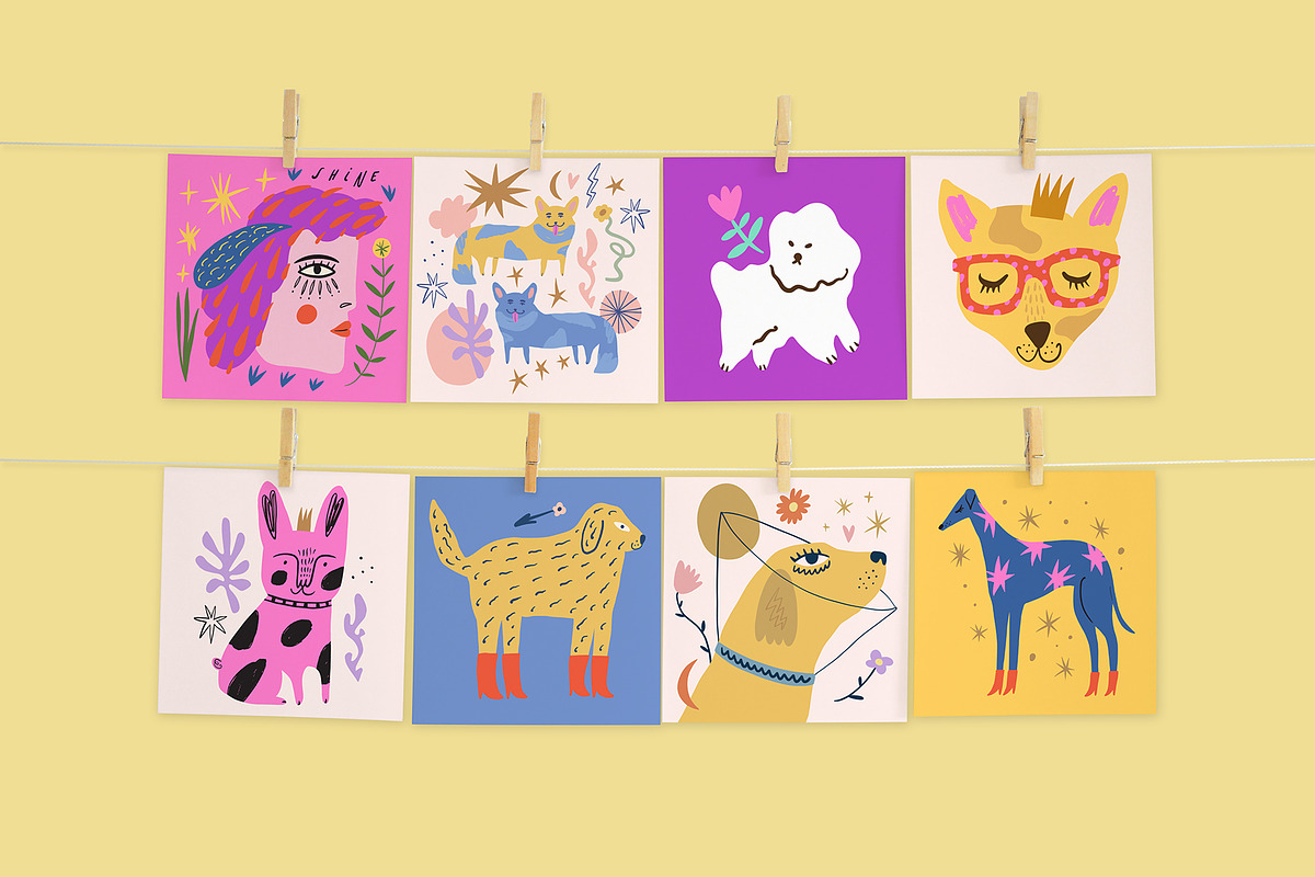 Dogs Bundle, an Animal Illustration by Annie Konst (Photo 6 of 23)