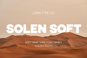 Solen Soft, a Sans Serif Font by Larin Type Co.