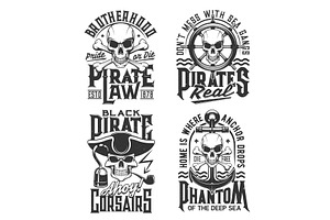 Pirate And Corsair T-shirt Print