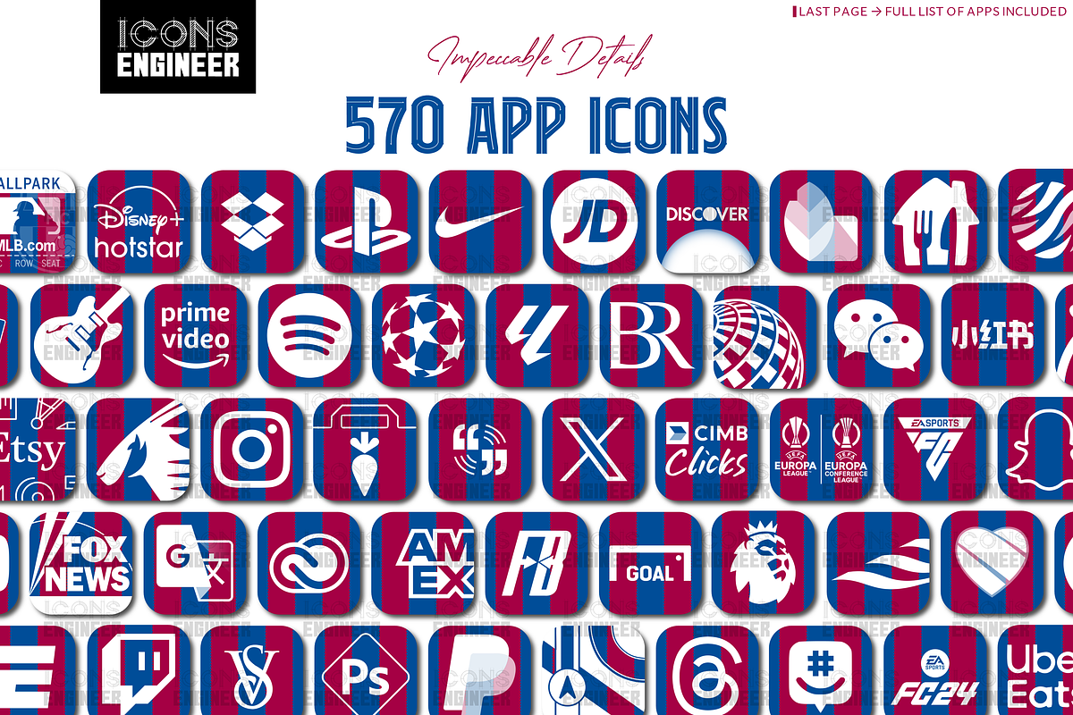FC Barcelona 23/24 Theme Pack | Home, an Icon by IconsEngineer (Photo 2 of 11)