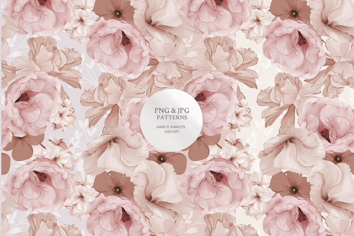 Earthy Florals Pattern and Graphic, a Pattern Graphic by Madebyia (Photo 8 of 15)