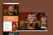 Social Media Manager Canva Website, a Landing Page Template by My Template Studio (Thumbnail 5 of 11)