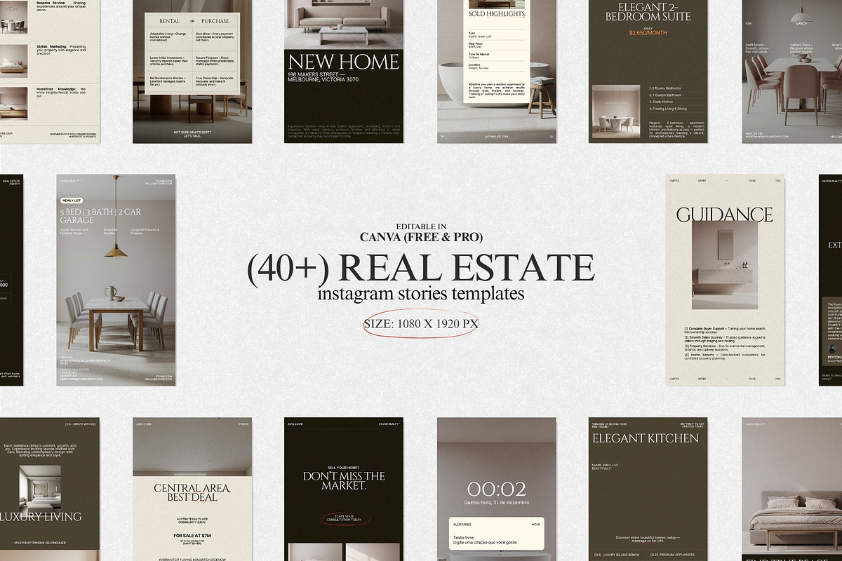 Modern Real Estate Instagram Stories, a Social Media Template by Pixel Grid (Photo 1 of 10)