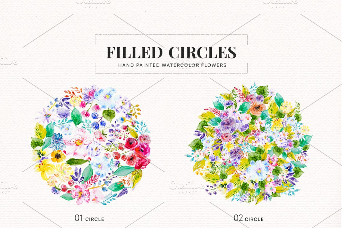 Awesome Blossom | Floral Kit, a Pattern Graphic by Squarepack (Photo 4 of 12)