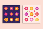 Paper Cut Flowers Card Kit, a Templates & Theme by Boyko Pictures (Thumbnail 6 of 17)