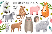 Funnybear & Funnydeer - Duo font, a Script Font by JuliyArt (Thumbnail 4 of 11)
