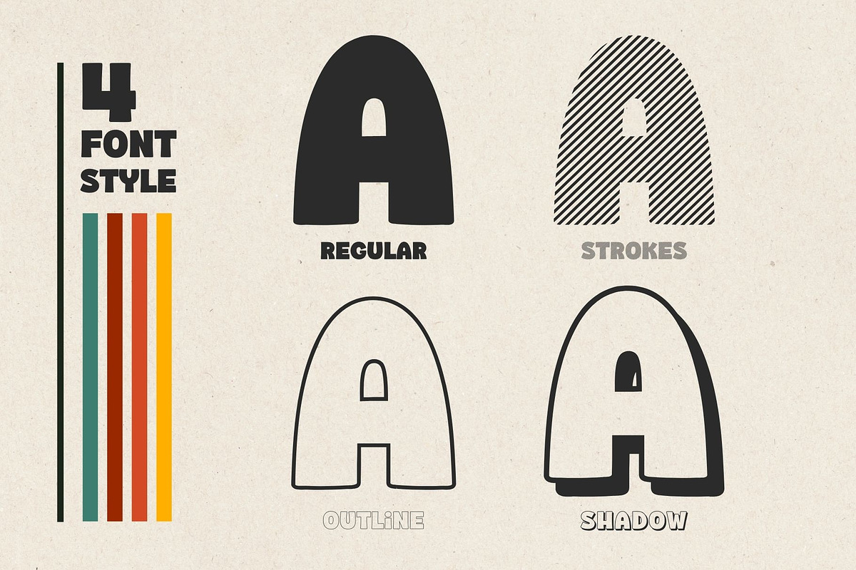 Fox Chibi: 4 Font Styles, a Handwritten Font by Fox7 By Rattana (Photo 2 of 13)