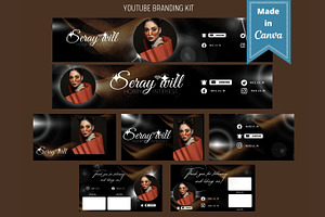 Editable YouTube Branding Kit