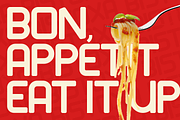 Bistoxa - Food Display Font, a Sans Serif Font by Indotype Foundry (Thumbnail 6 of 10)