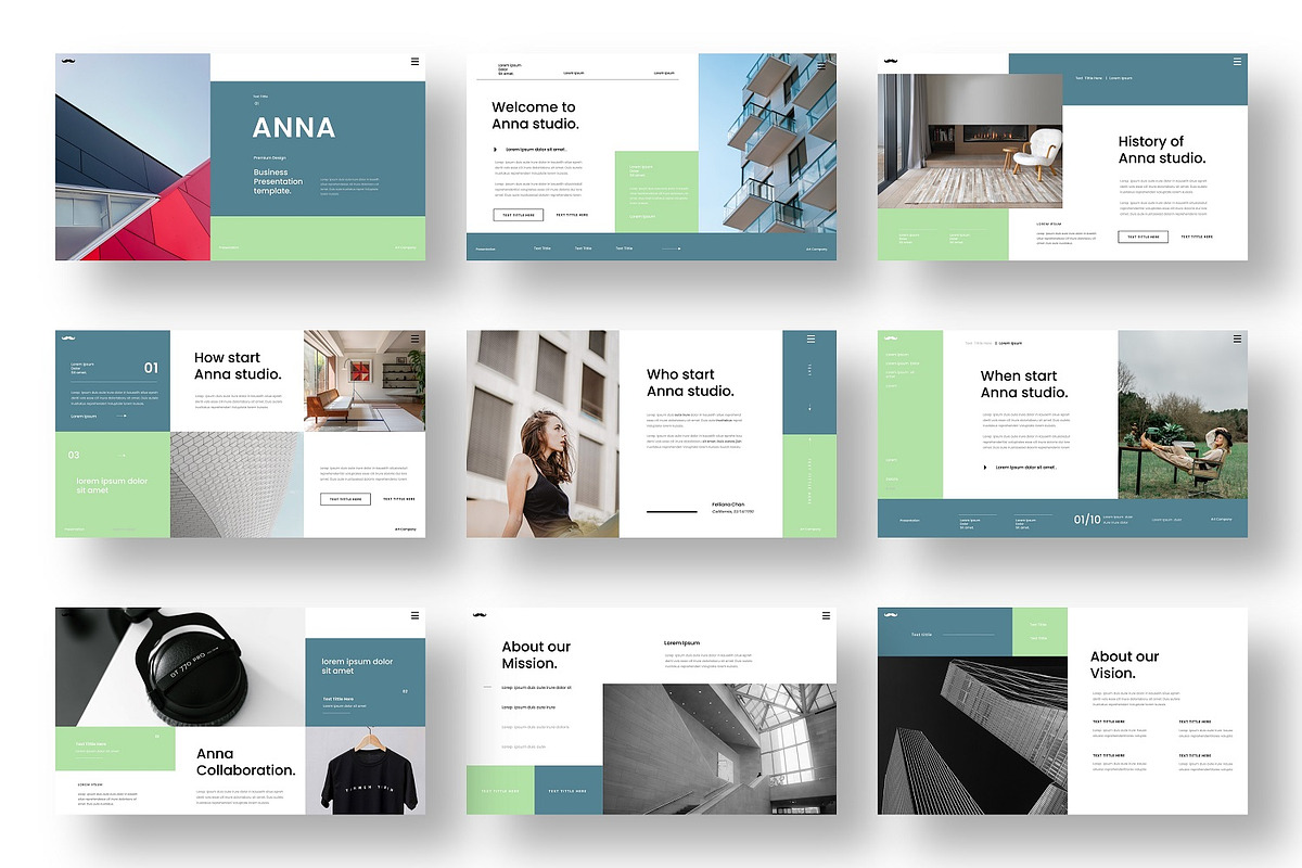 Anna – Business Keynote Template, a Presentation Template by Dens Creative Studio (Photo 2 of 6)
