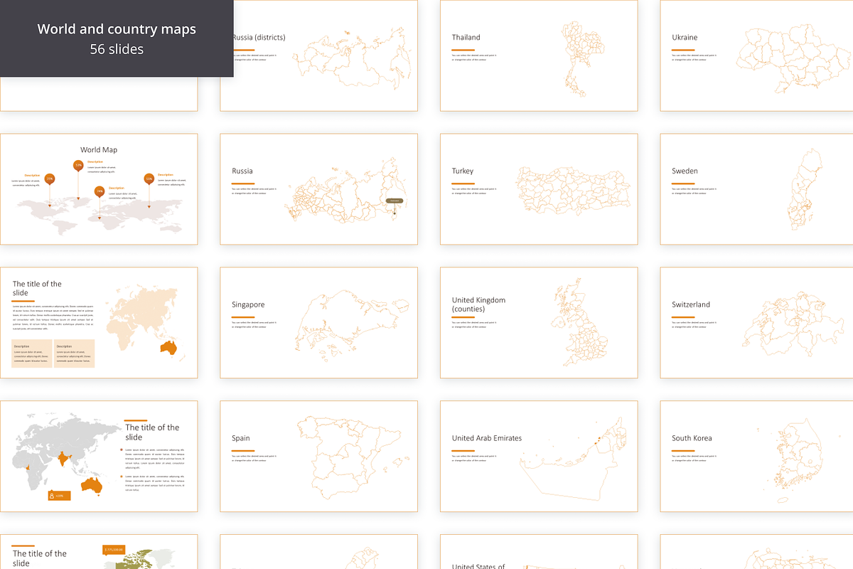 Peach presentation template, a Presentation Template by KaluginaWEB (Photo 8 of 12)