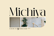 Michiya, a Serif Font by MJtypefoundry (Thumbnail 1 of 11)